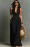 Women's Casual Polyester Midi Dress