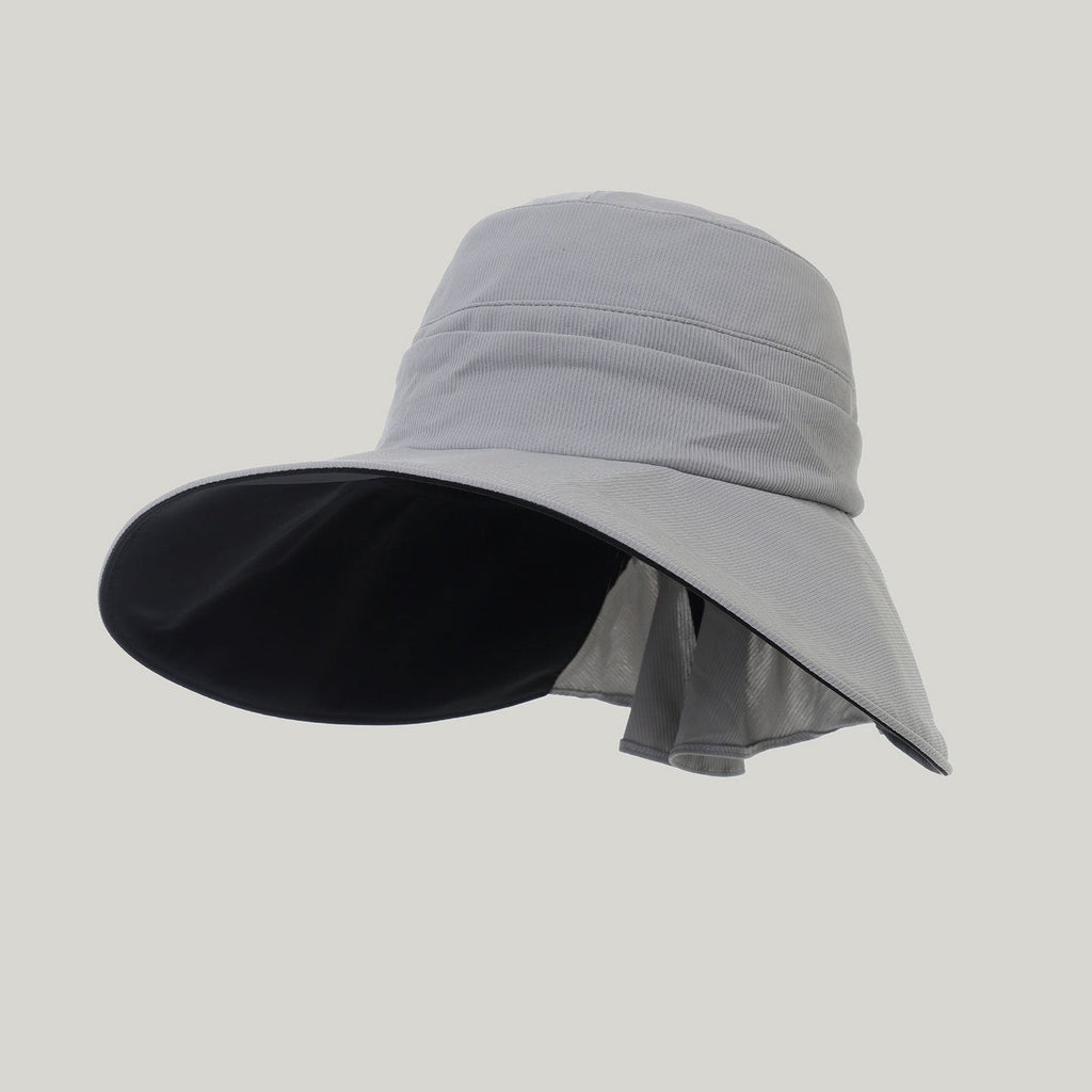 Women's Wide-Brim Striped Sun Hat | Lightweight Outdoor UV Protection