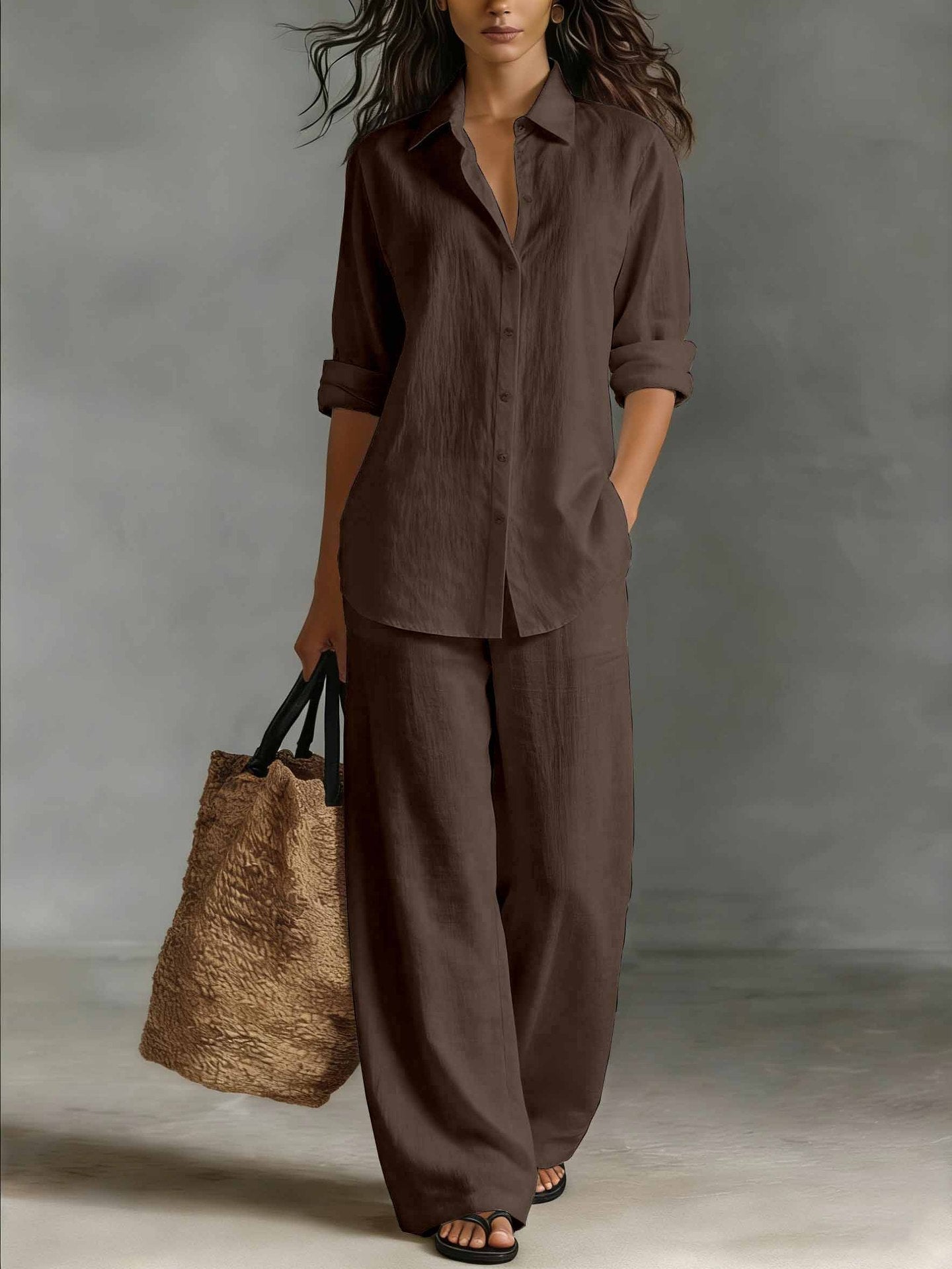 Women's Bohemian Top & Pants Set – Resort Lounge Co-ord