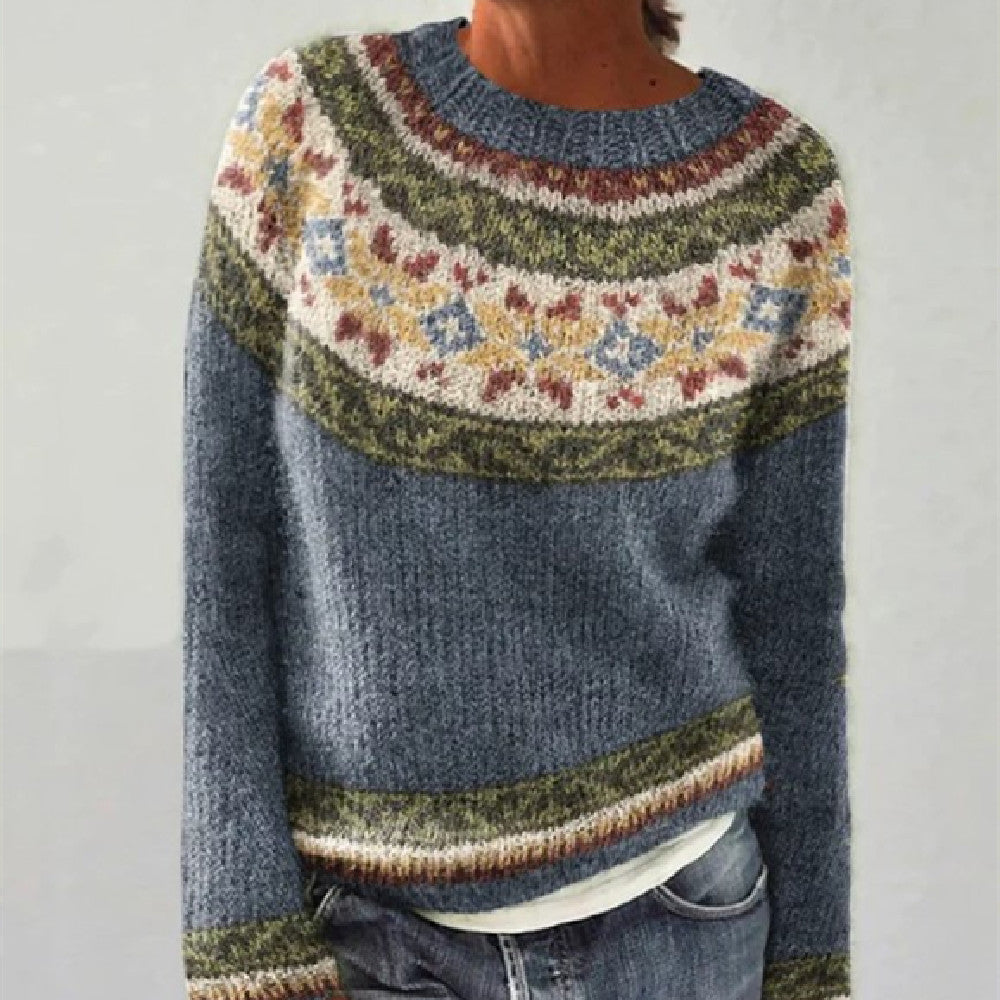 Women’s Fashionable Pullover Sweater Top | Cozy Everyday Knit
