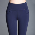 High Waist Velvet Padded Leggings for Women
