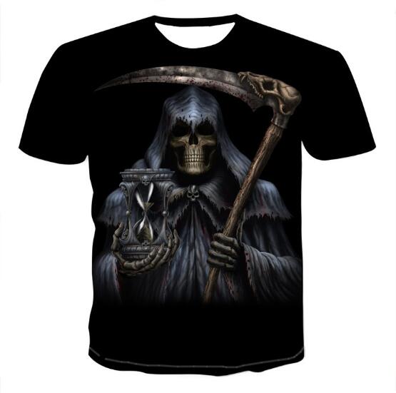Mens Skull 3D t-shirts