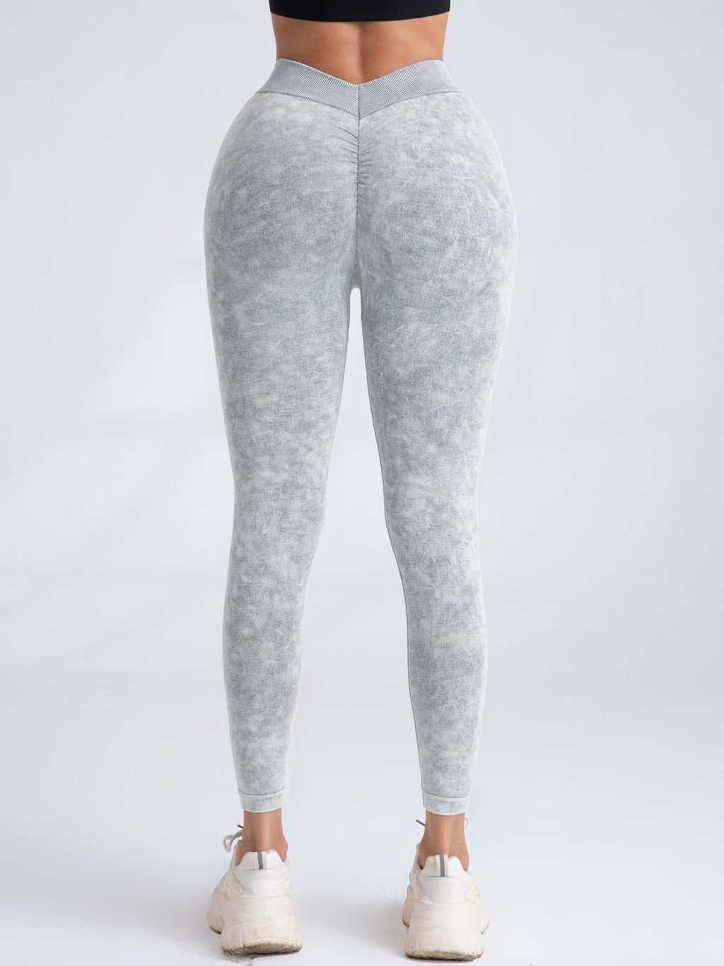 V-Back Scrunch Butt Seamless Yoga Licious Leggings