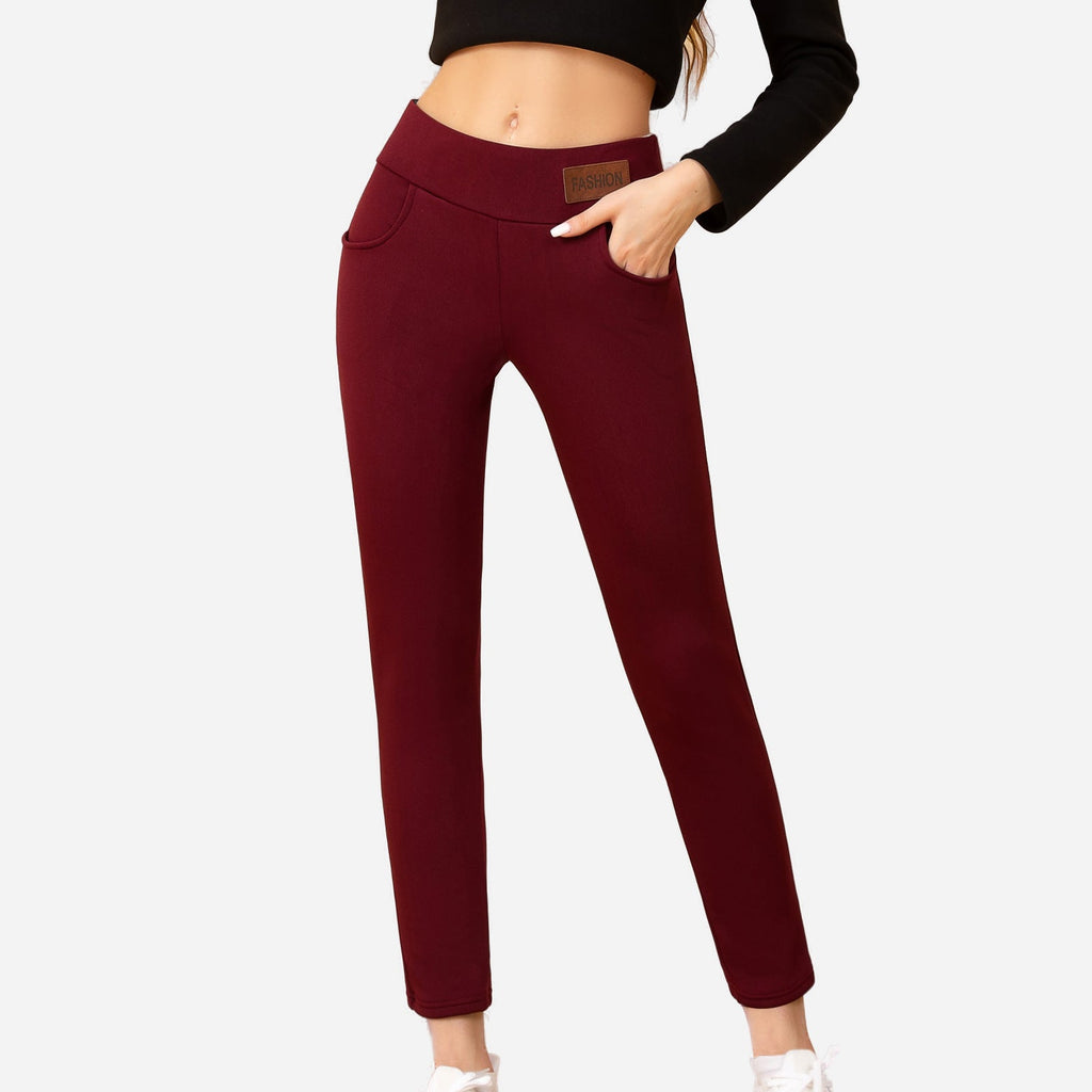 High Slit Casual Pants with Side Slit Detail | Fitiquefit