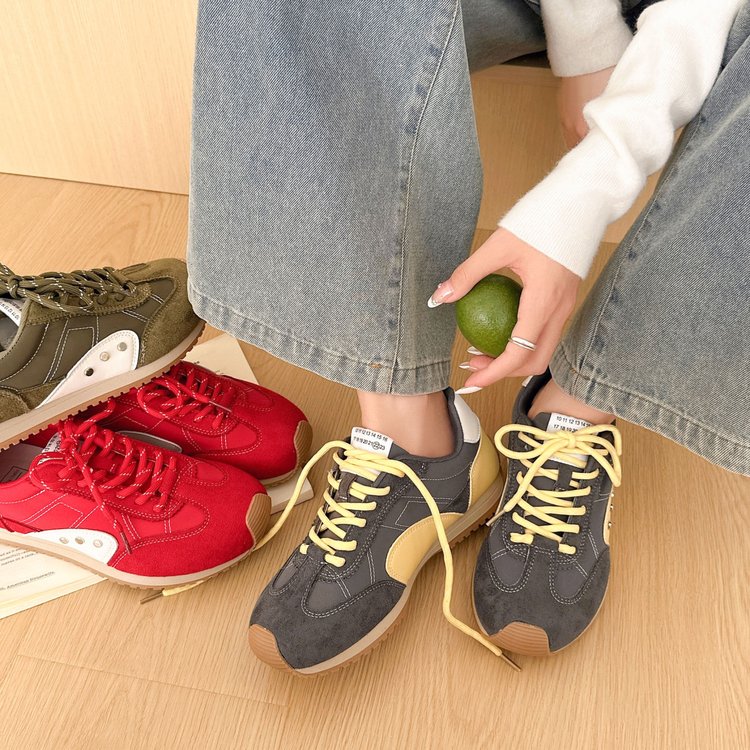Women's Platform Lace-Up Sneakers | German Trainer Style Height-Increasing Casual Shoes | EU 36–40