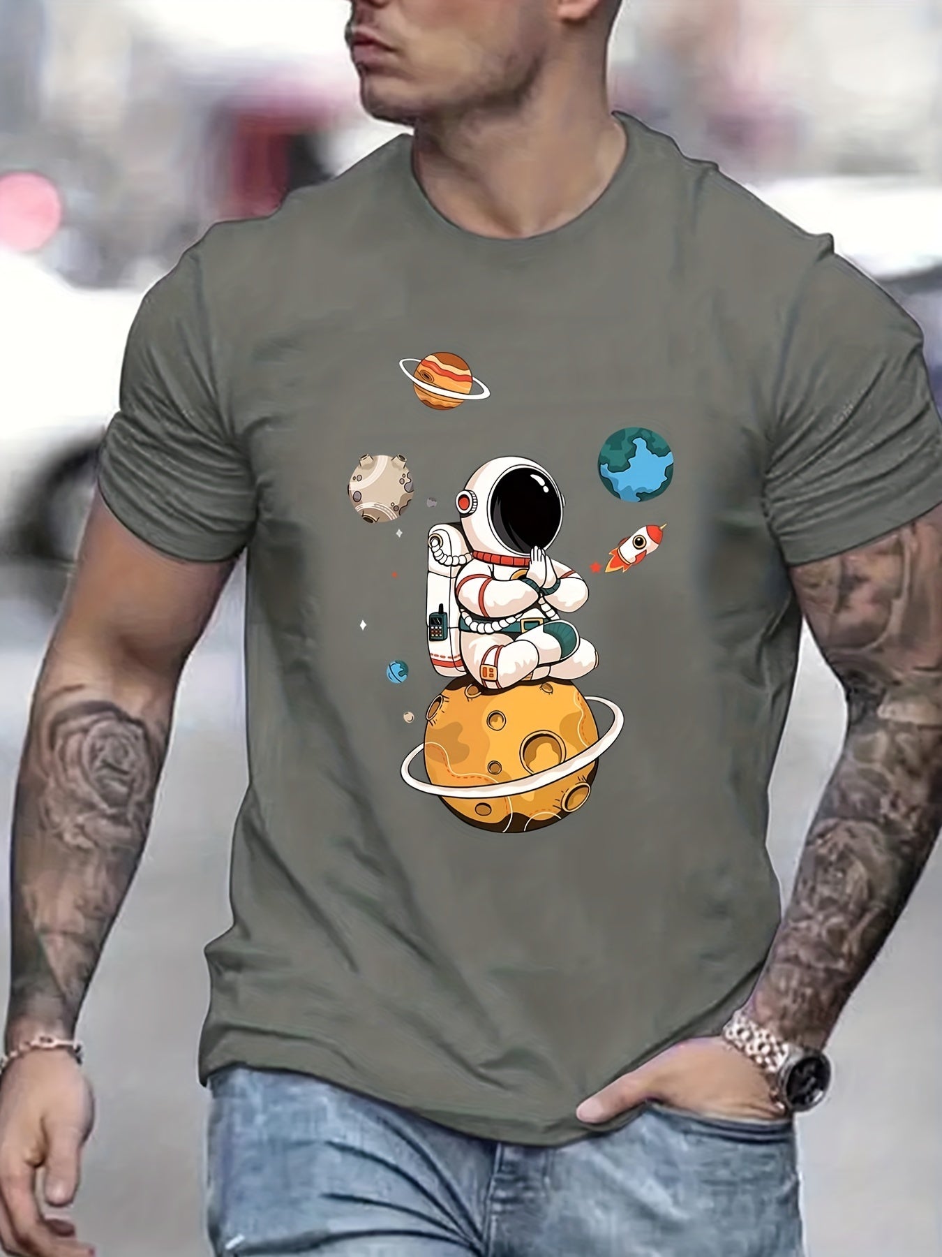 Men’s Astronaut Graphic Shirt