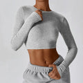 🧘‍♀️ Women’s Slim Fit Long Sleeve Yoga Top