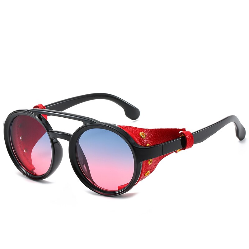 Steampunk Sunglasses Brand Design Round Sunglass