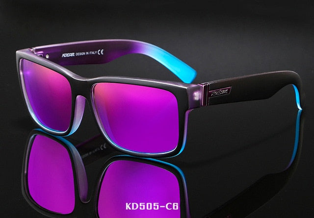 Men's Polarized Sport Sunglasses – UV400 Square Frame