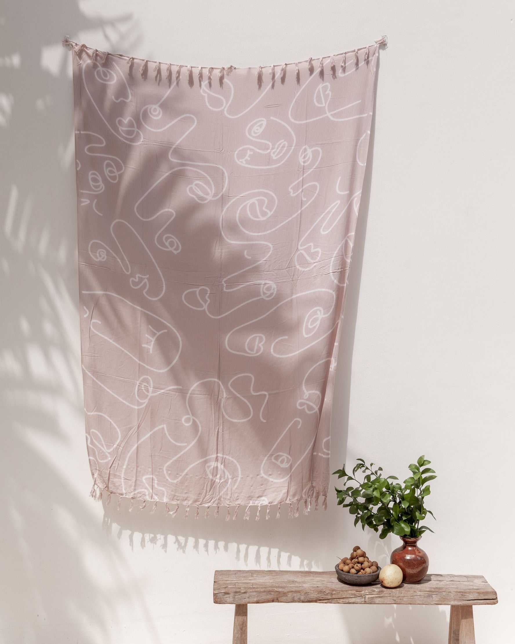 Faces Tapestry Sarong
