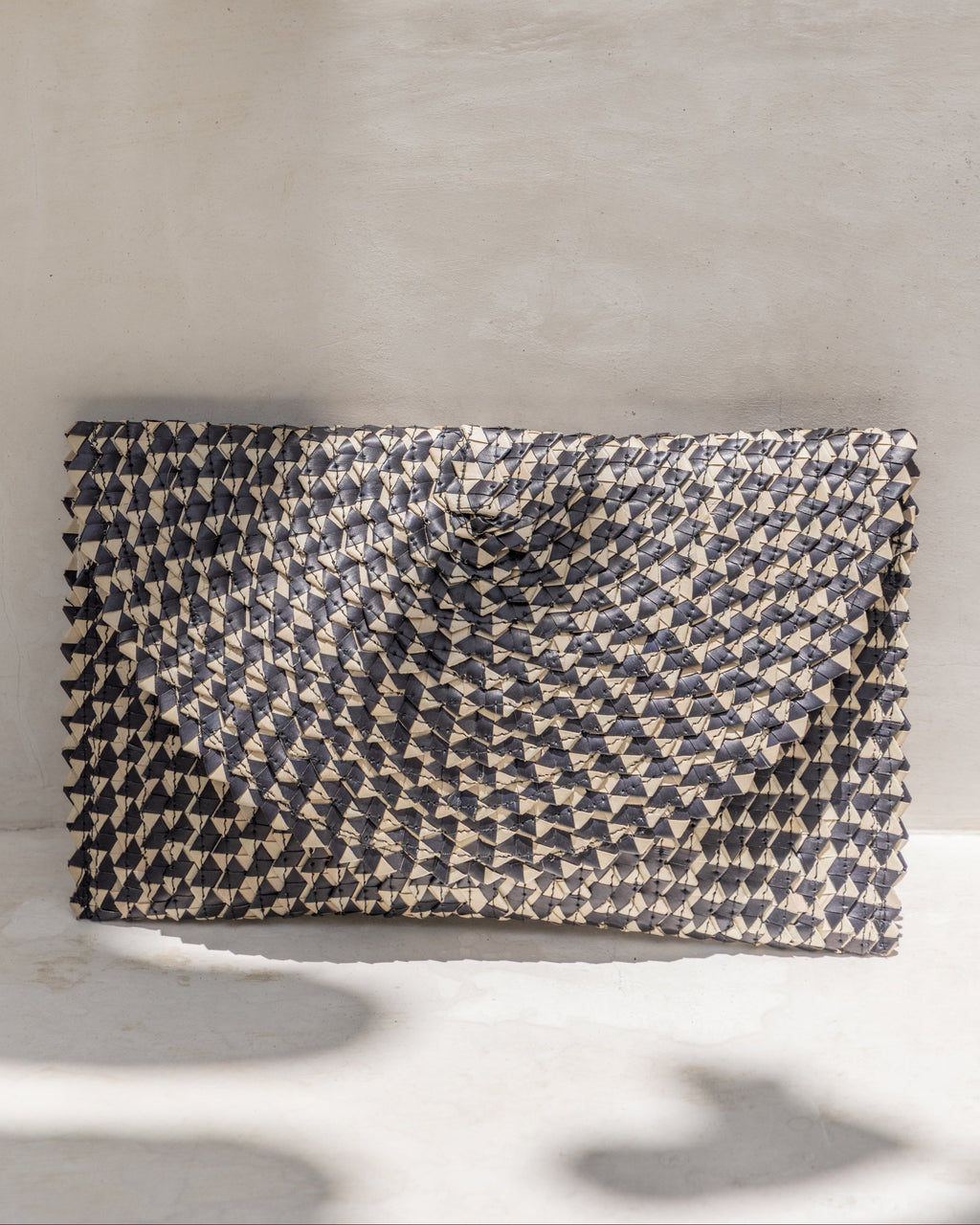 Ombre Rattan Clutch