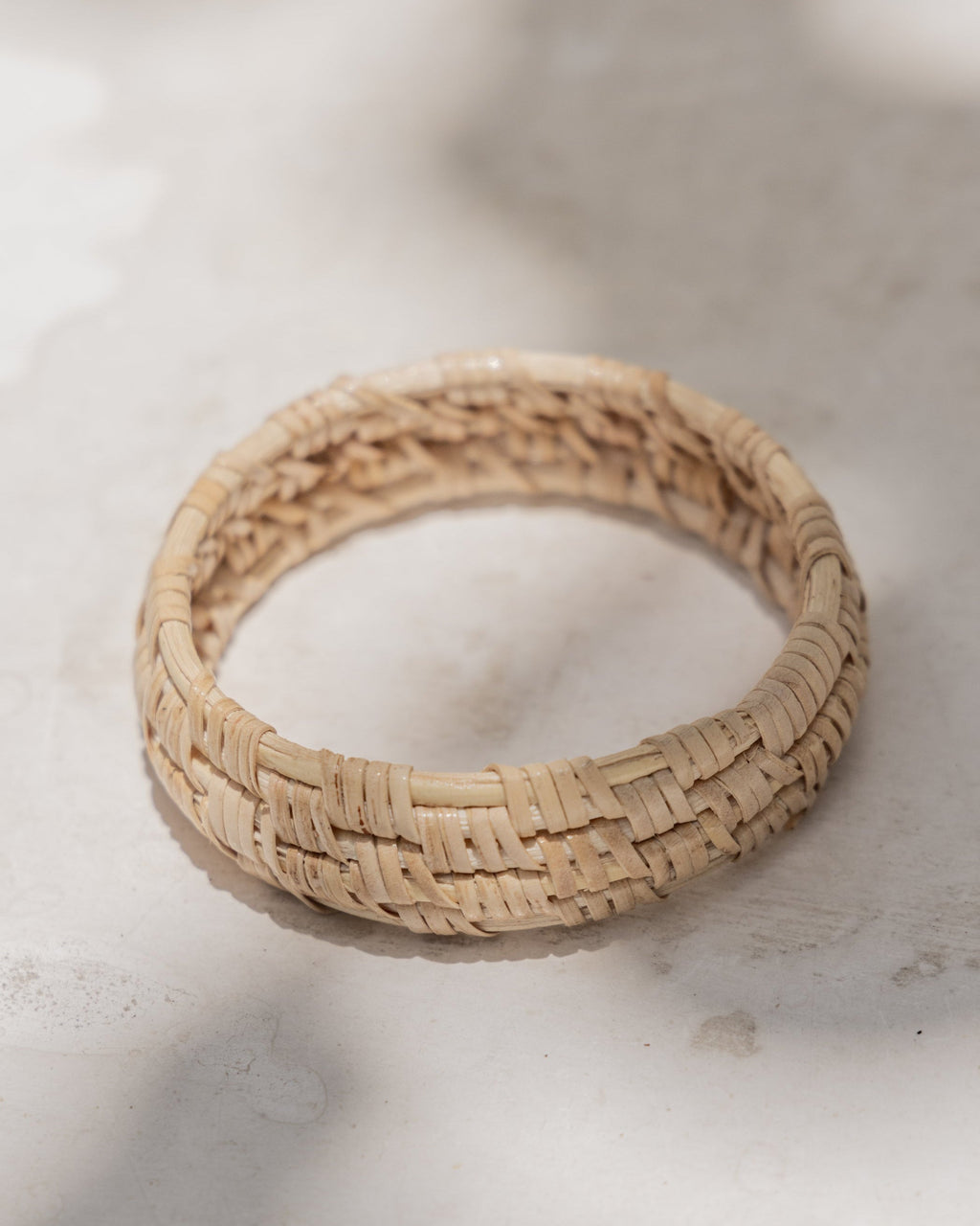 Statement Checker Weave Bangle