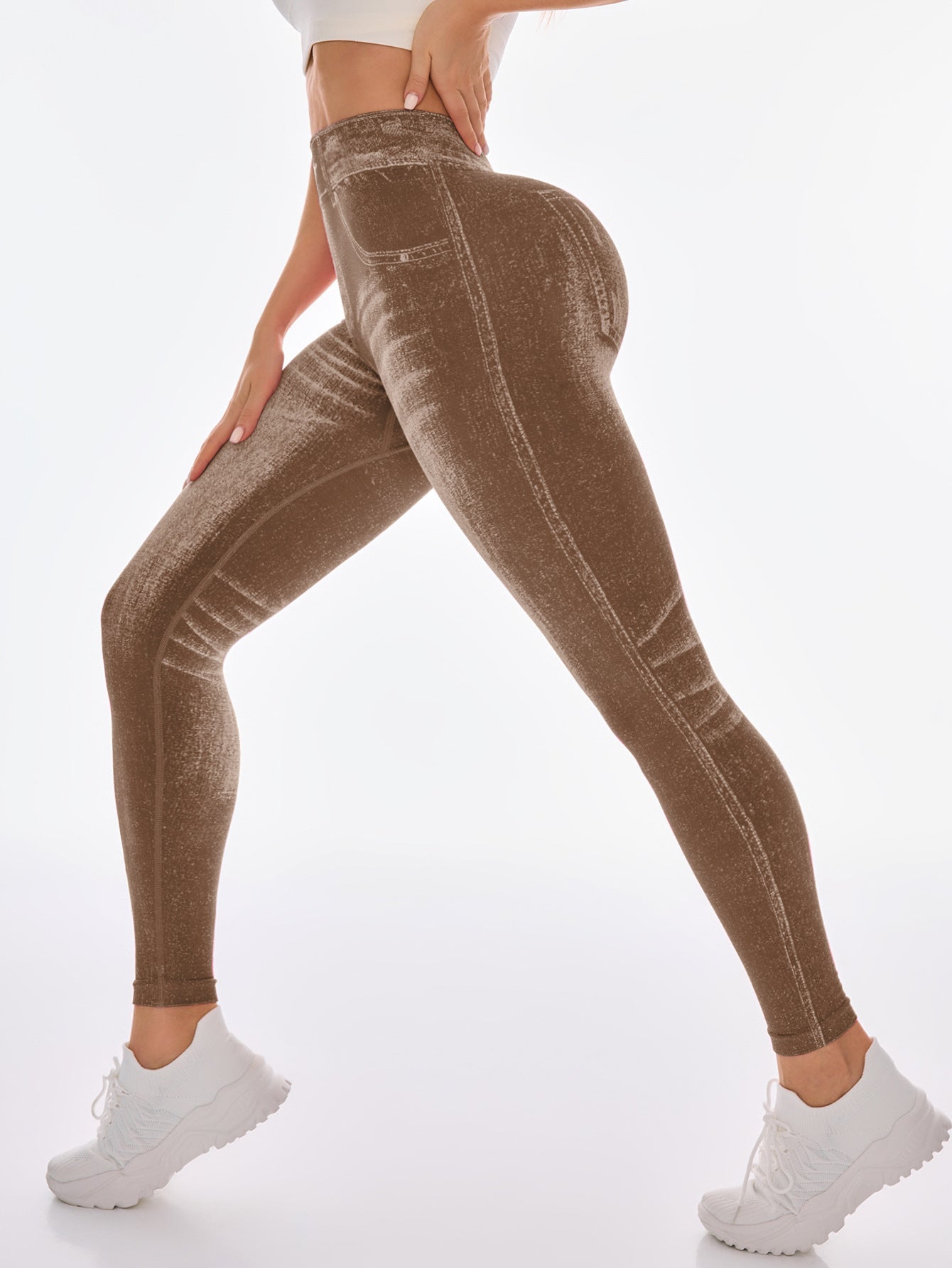 Seamless High-Waist Butt-Lifting Yoga Leggings