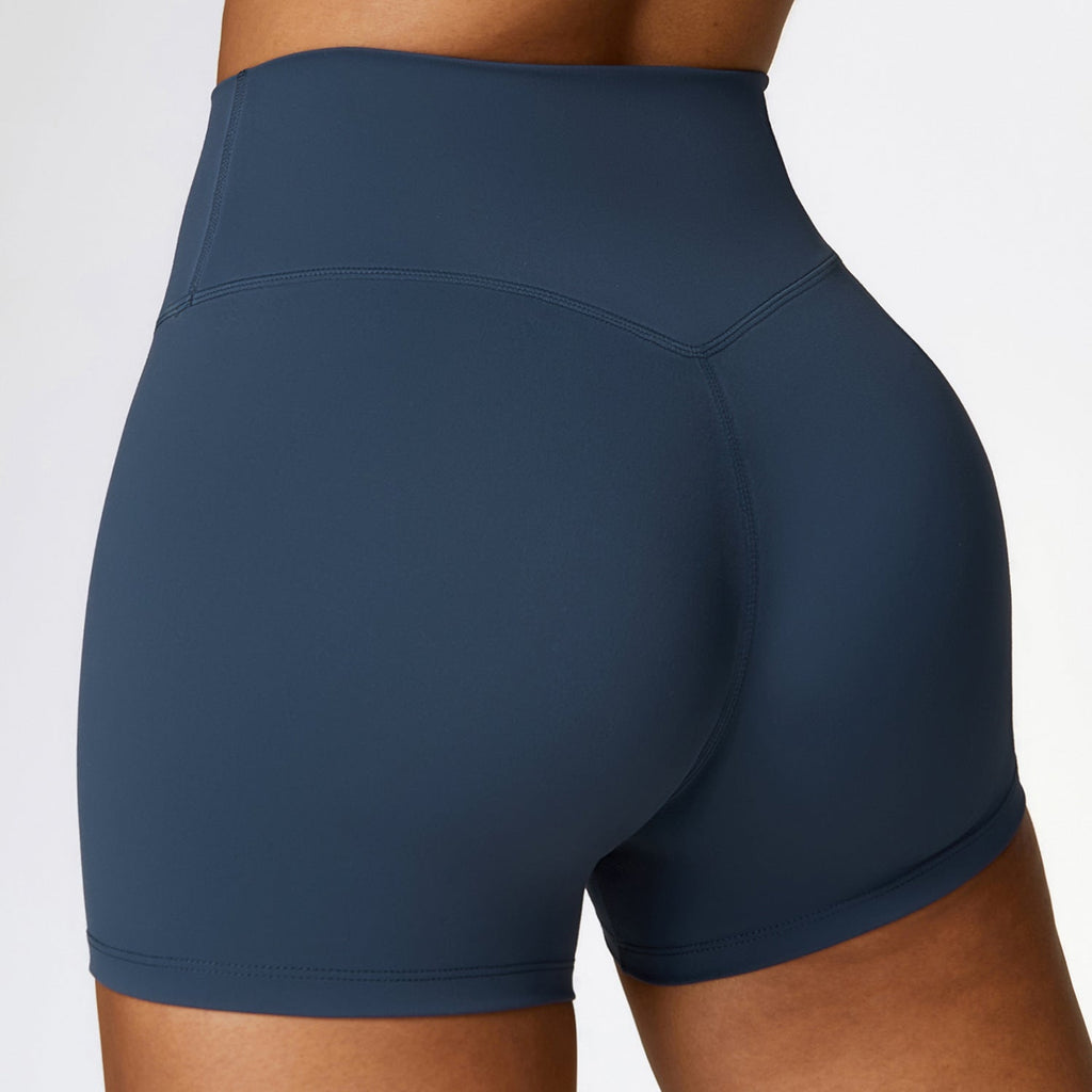 Women's High-Waist Hip-Lifting Yoga Shorts – Running Fitness Sport