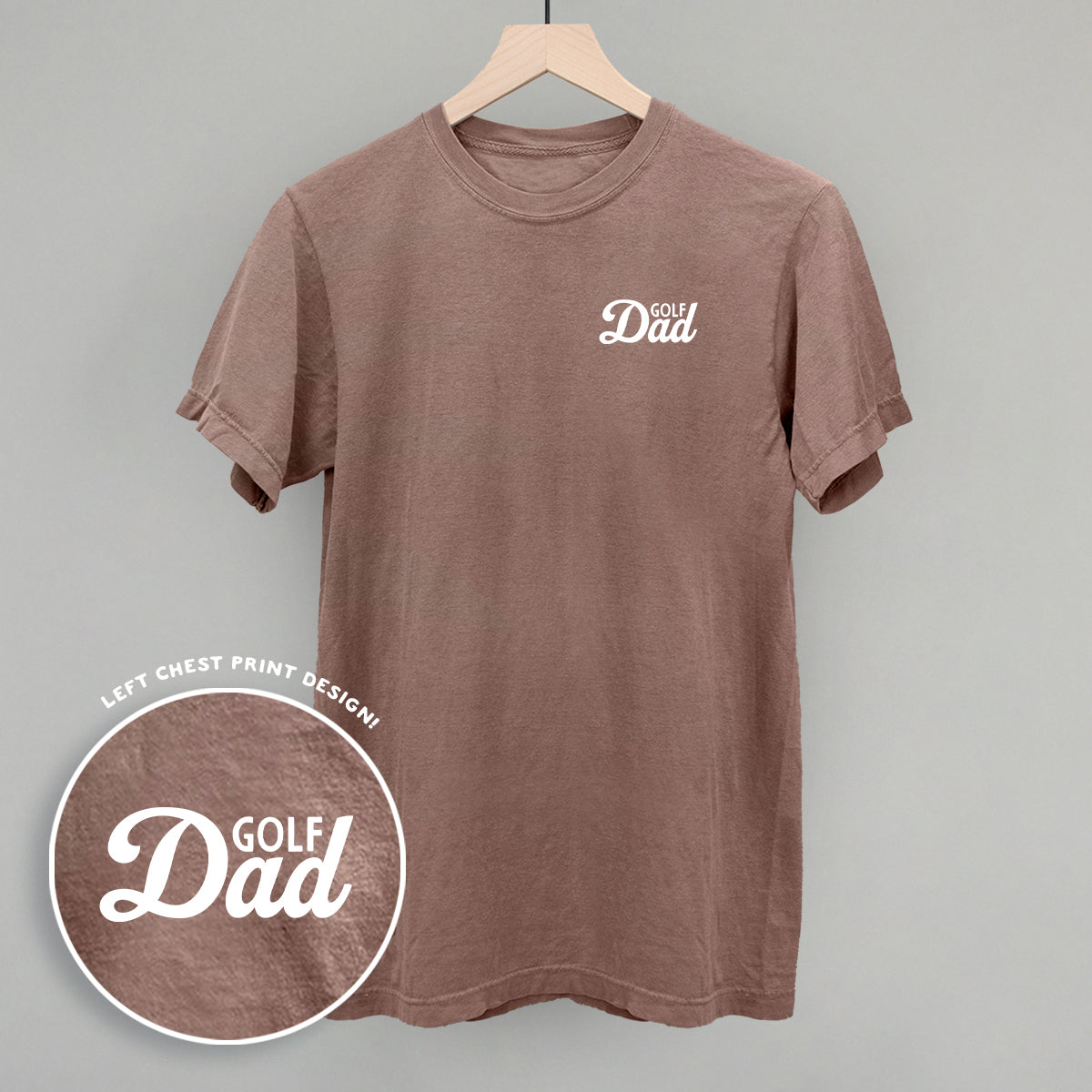 Golf Dad (White) (Left Chest)