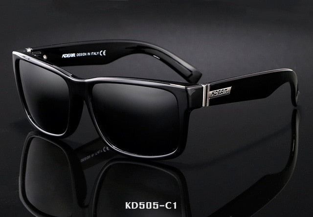 Men's Polarized Sport Sunglasses – UV400 Square Frame