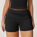 Women's Drawstring Tight Yoga Shorts – Running Sport Shorts