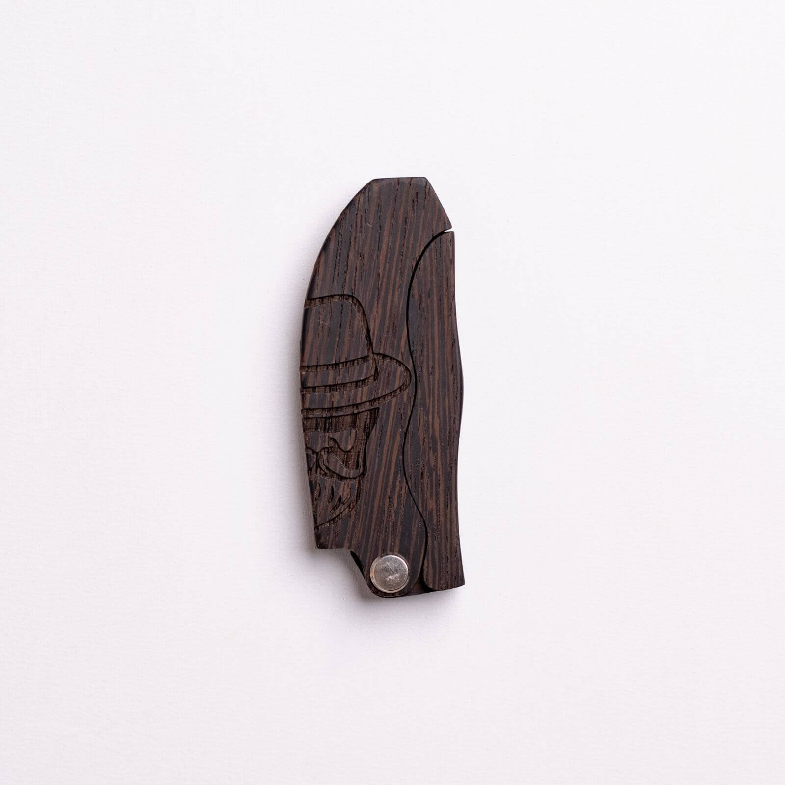 Wooden Beard Comb - Man in Hat 🔥