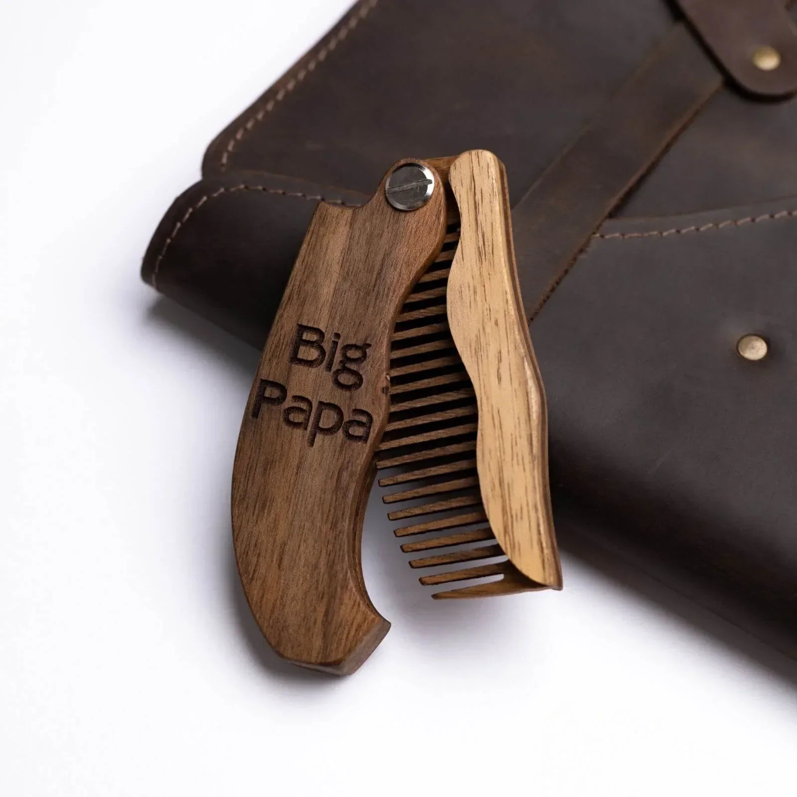 Wooden Beard Comb -Love is 🔥