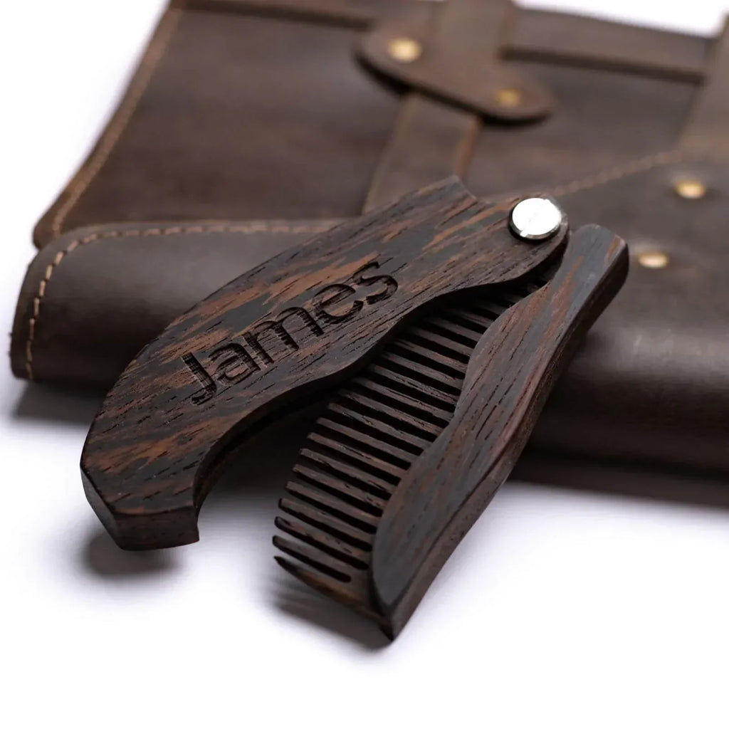 Wooden Beard Comb - Fall in Love 🔥