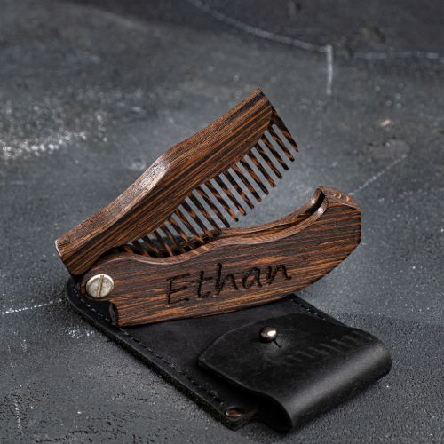 Wooden Beard Comb - Dad's comb