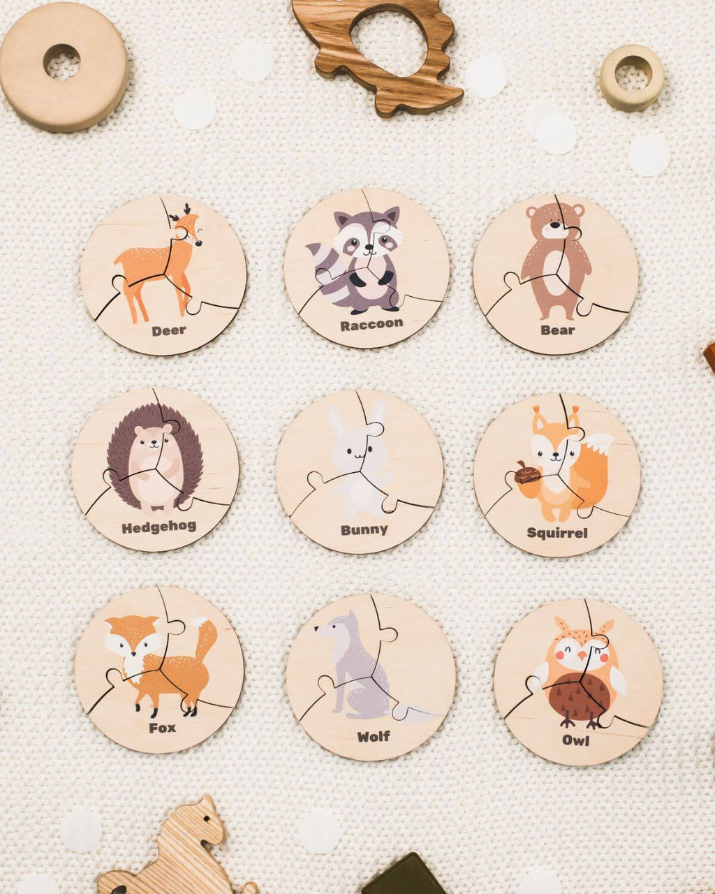 Fruits Round Jigsaw Set
