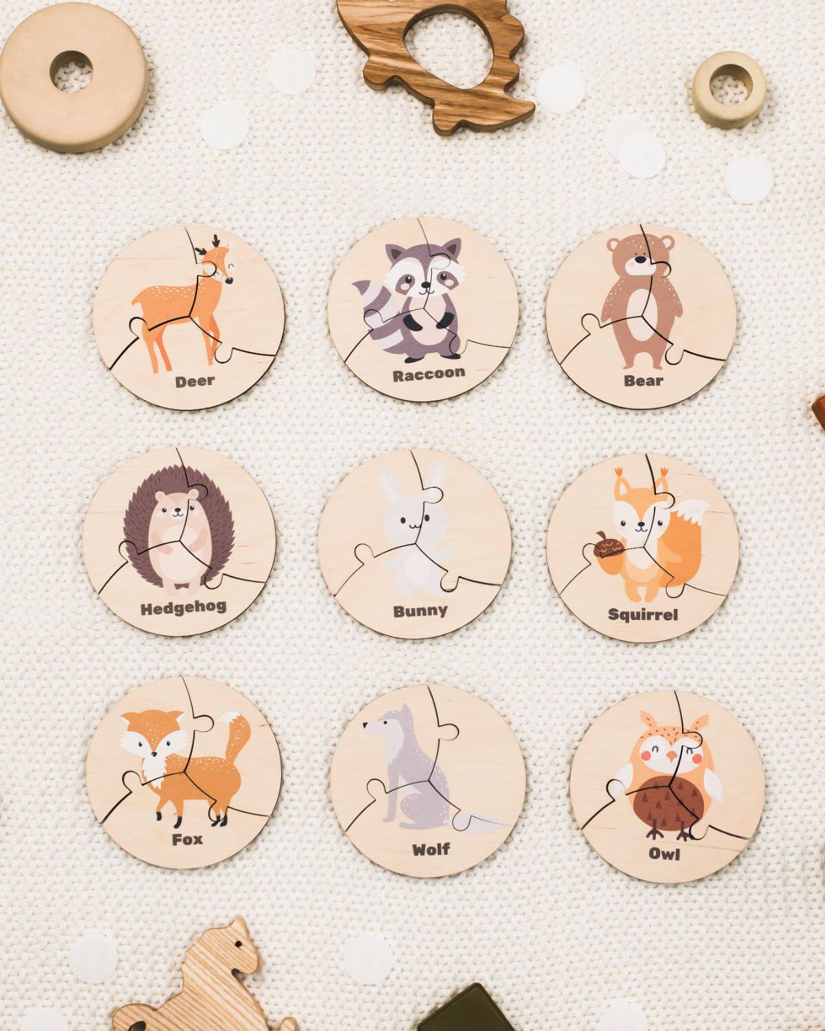 Fruits Round Jigsaw Set