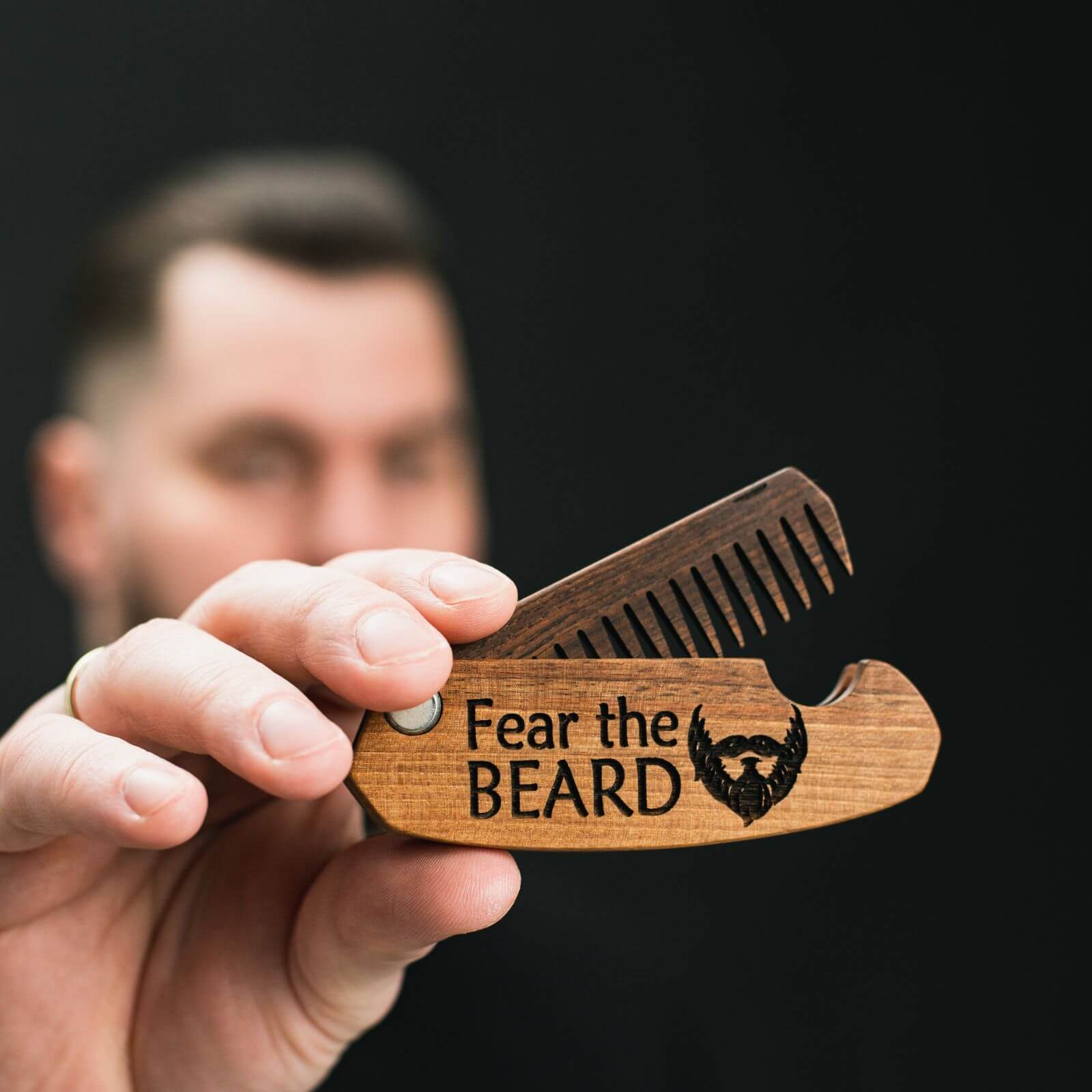 Wooden Beard Comb - Fear The Beard