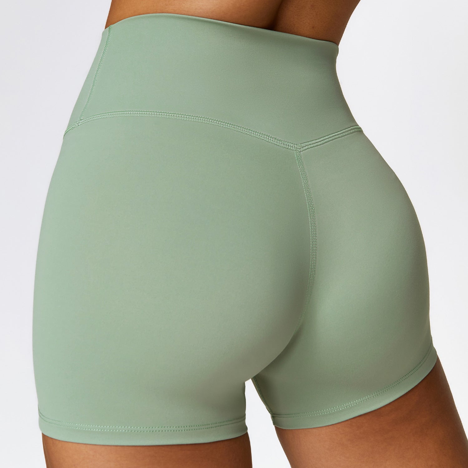 Women's High-Waist Hip-Lifting Yoga Shorts – Running Fitness Sport