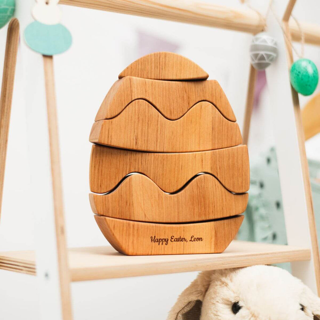 Easter egg stacker