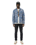 Flex Men's Jacquard Denim Jacket