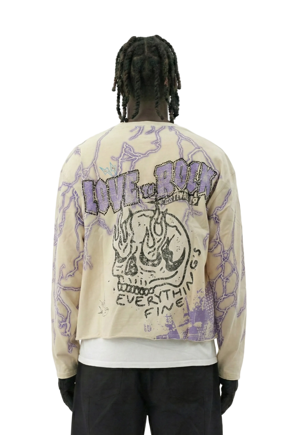 STULLER S/N Jersey Long Sleeve Crop Top Tee