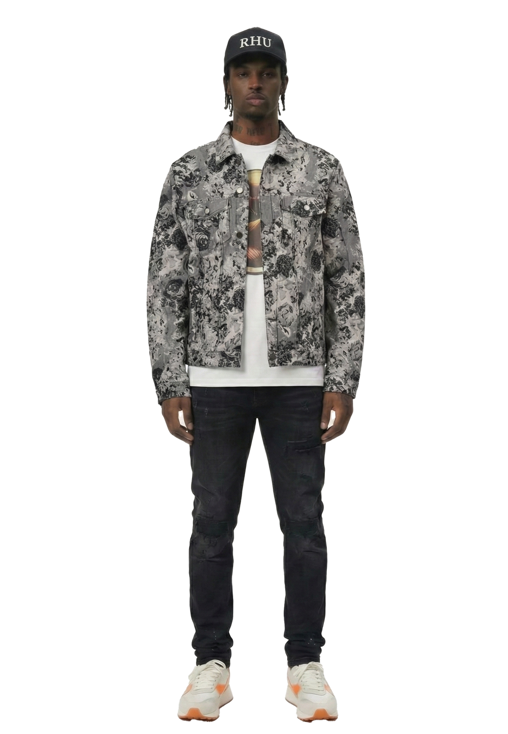 Vista Men's Jacquard Denim Jacket