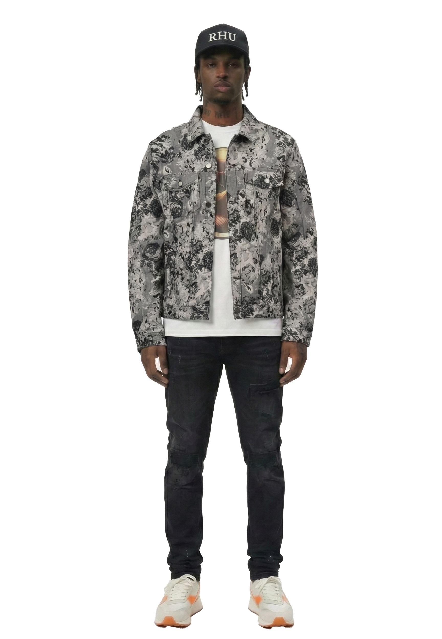 Vista Men's Jacquard Denim Jacket