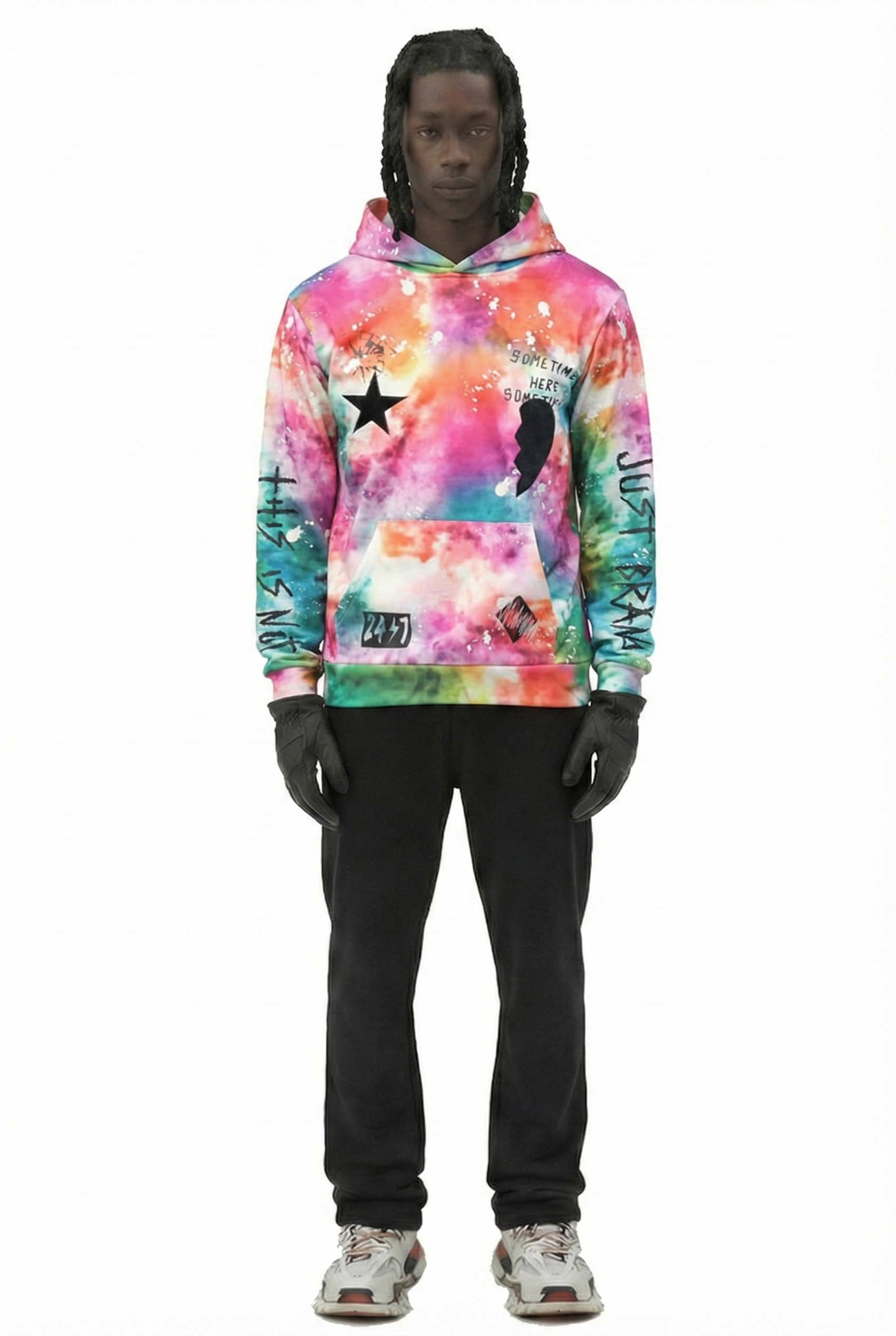 Squad Tie die Pullover Hoodie