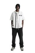 DE BLANC Men's premium nylon shortsleeve coach jacket