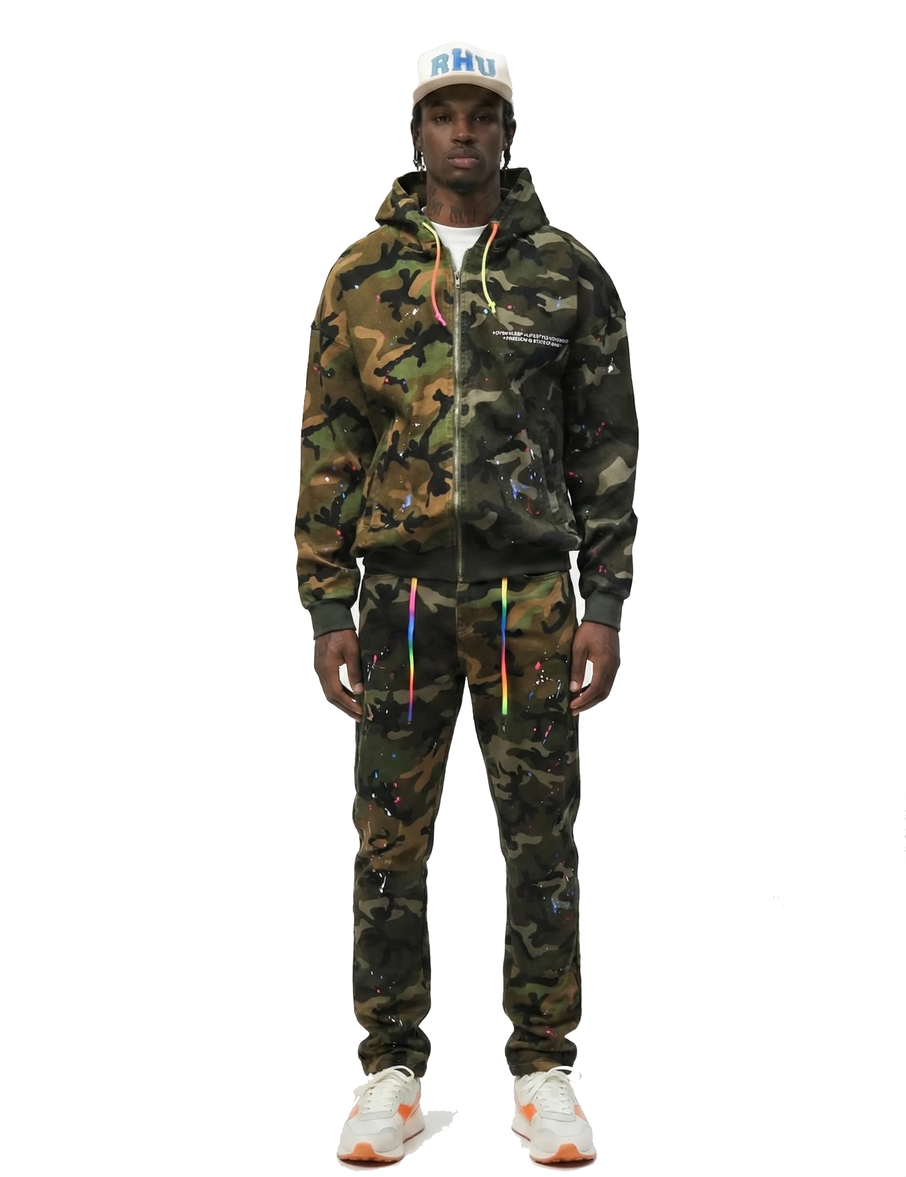 Cypress Mixed Camo Bomber Jacket