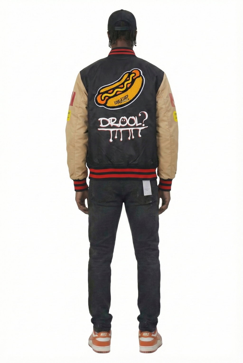 DAHLIA Padded Nylon Bomber Jacket
