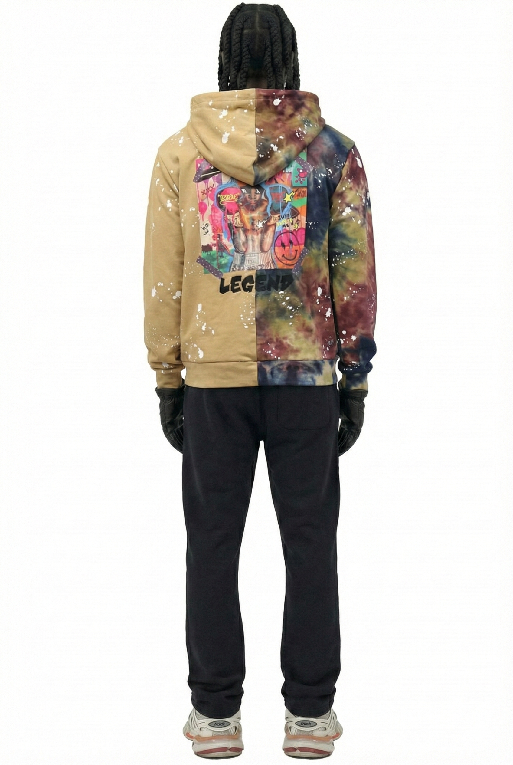 RONA Tie die Pullover Hoodie