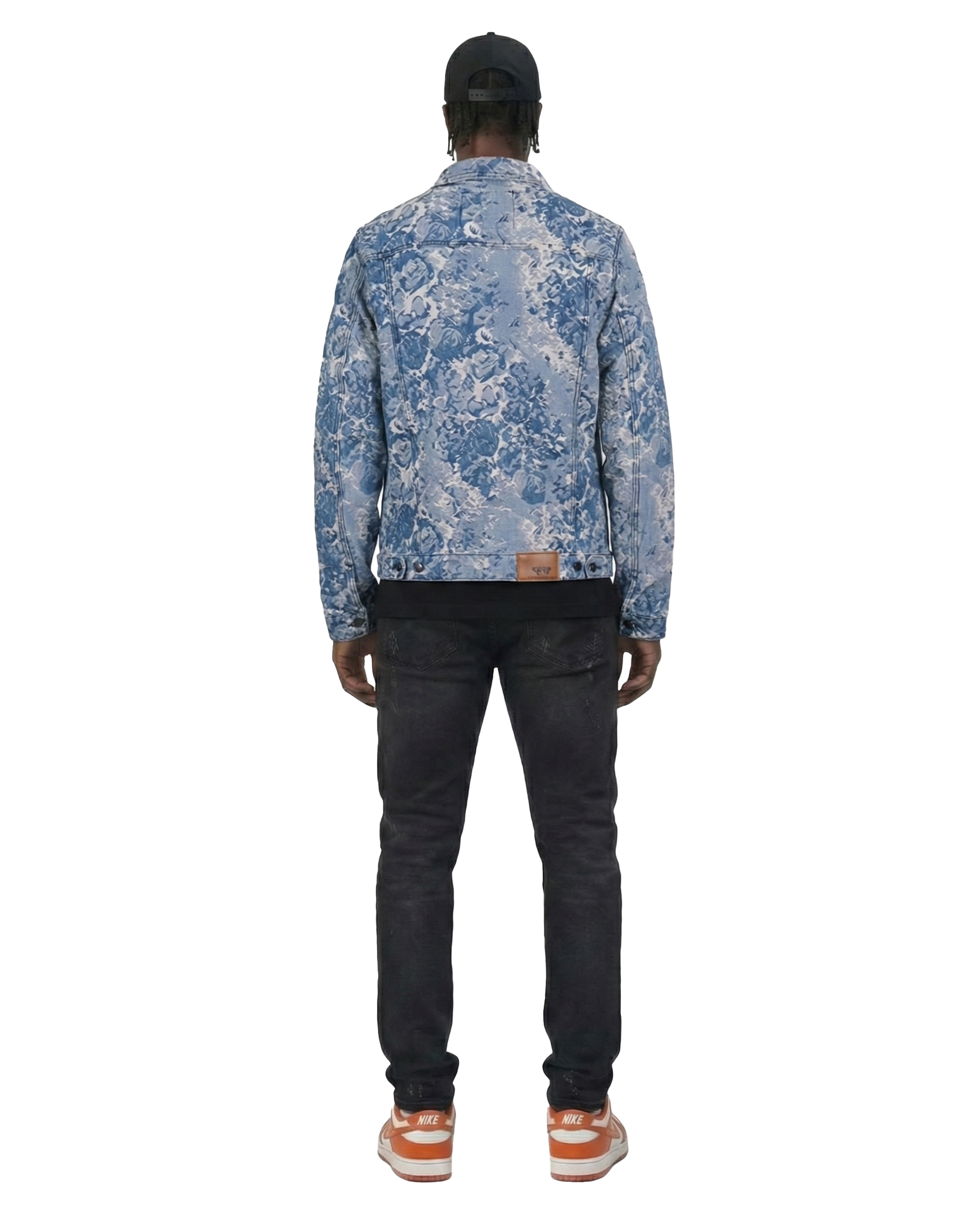 Flex Men's Jacquard Denim Jacket