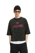 DIVINE S/N Jersey 3/4 Sleeve Crop Top Tee