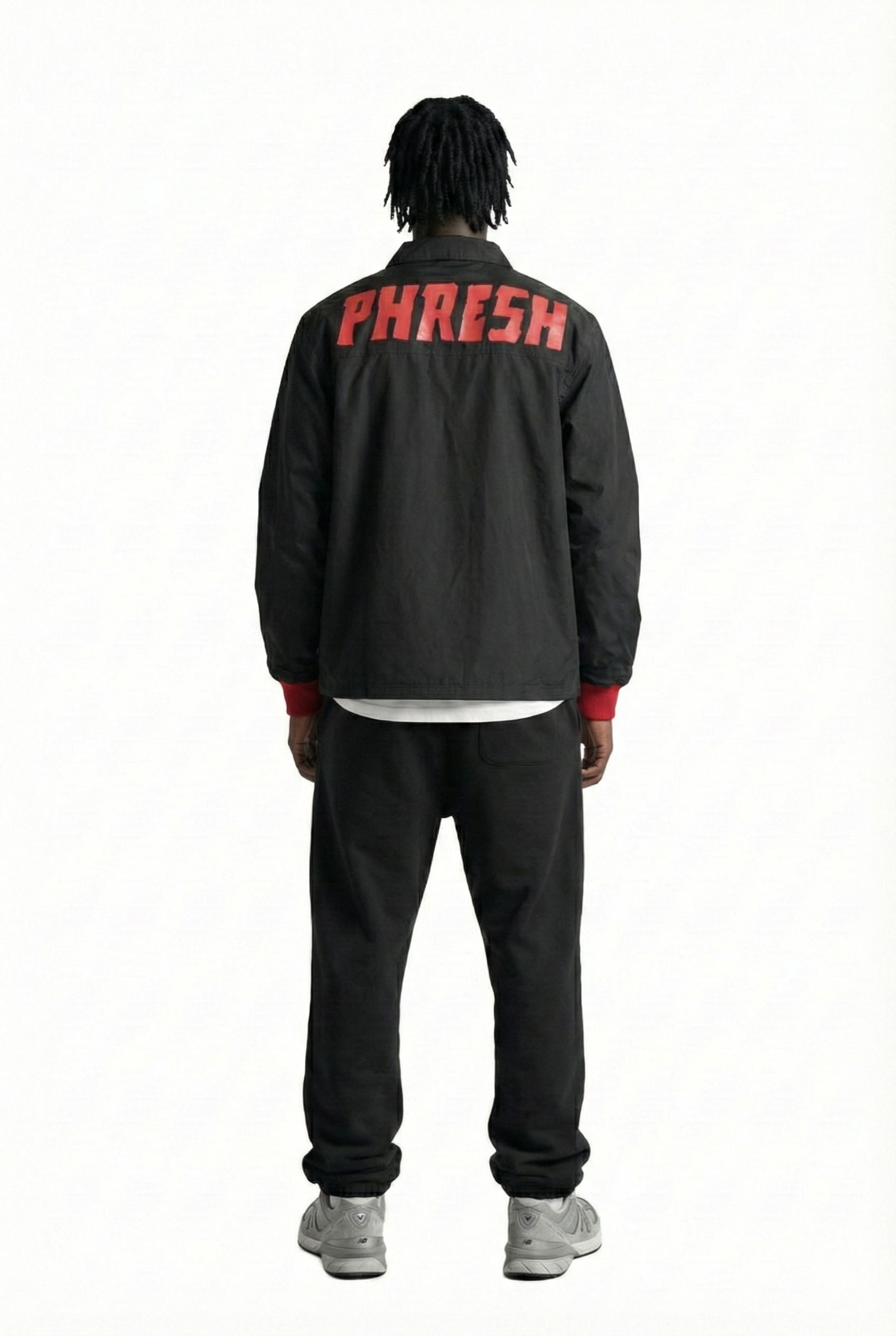 JOSH Men's premium crispy nylon long sleeve coach jacket