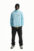 KLOUD Men's premium crispy nylon long sleeve half zip pullover jacket