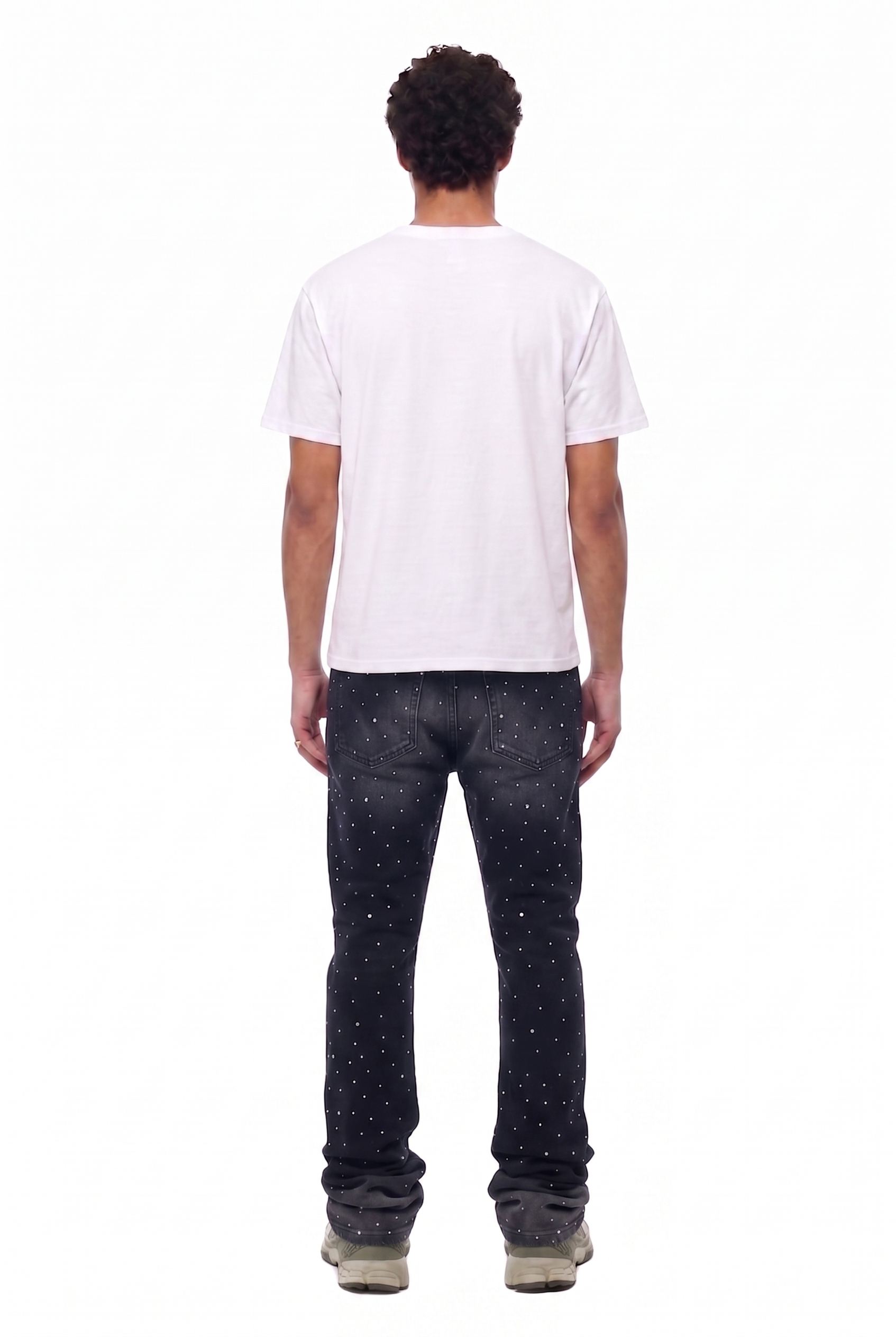 ZICORN Washed French Terry Stacked Jogger Pants