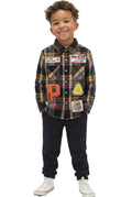 MIKADO Kid's Premium Flannel Button Down Shirt