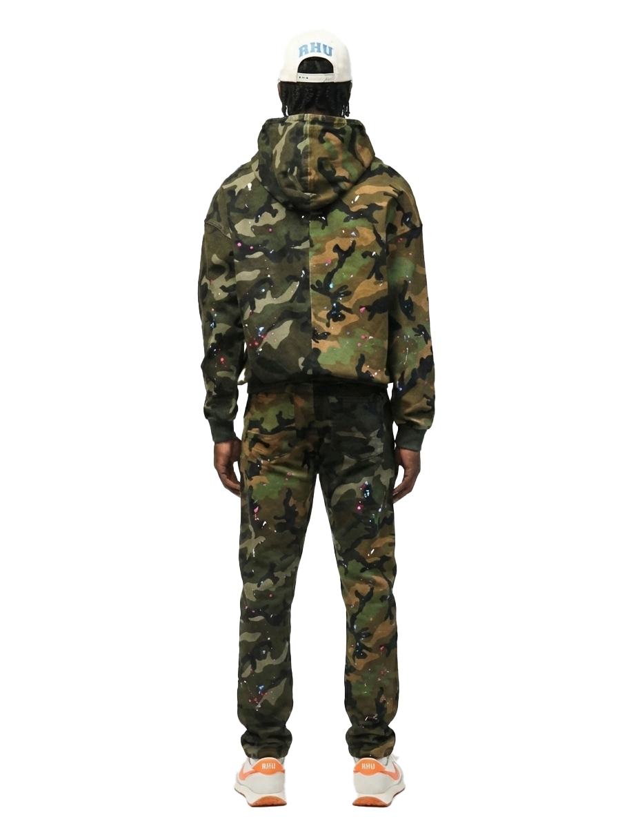 Cypress Mixed Camo Bomber Jacket