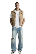 ECRU Corduroy Puff Vest