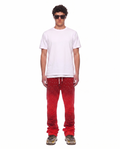 SYNTH Washed French Terry Stacked Jogger Pants