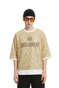 Petal S/N Jersey 3/4 Sleeve Crop Top Tee