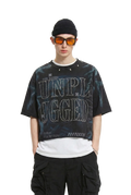 DUSTSPIRE S/N Jersey 3/4 Sleeve Crop Top Tee